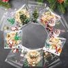 100PCS Snowman Christmas Candy Bag Plastic Packaging Cookie Bags Kids Gifts Packaging Bag  for Xmas