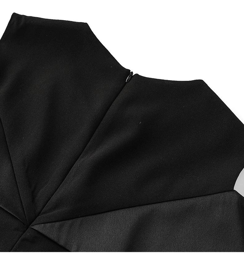 Элегантное летнее платье с открытыми плечами и бриллиантовым маникюром для женщин