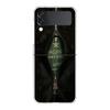 Чехол для телефона Samsung Galaxy Z Flip 6 5 4 Прозрачный для Samsung Z Flip 3 Жесткий ПК Складной корпус Паспорт Саудовской Аравии