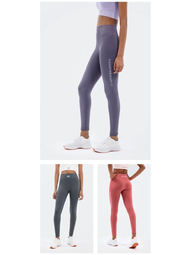 Женские бесшовные леггинсы для йоги с эффектом подтяжки ягодиц - Утягивающие, с эффектом «нюд», одежда для пилатеса и фитнеса (YJ05)