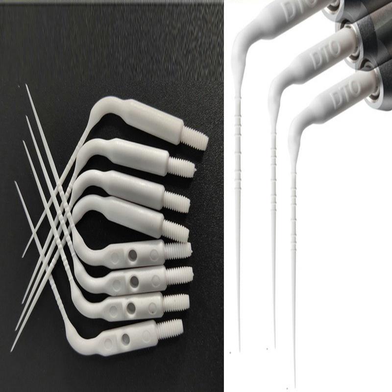 10 шт. стоматологических пластиковых звуковых эндоскопических ирригационных насадок для лечения корневых каналов, наконечника воздушного скалера, ультразвуковых хирургических инструментов