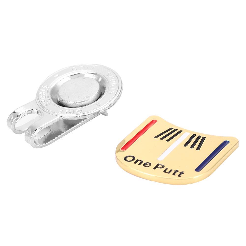 One Putt прочный металлический мини-магнитный маркер для мячей для гольфа, аксессуар для козырька для кепки гольфиста (2 #)