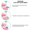 160pcs/box Gum Massage Dental Floss Pick Tooth Gap Teeth Cleaner Silicagel Interdental brush  Unisex