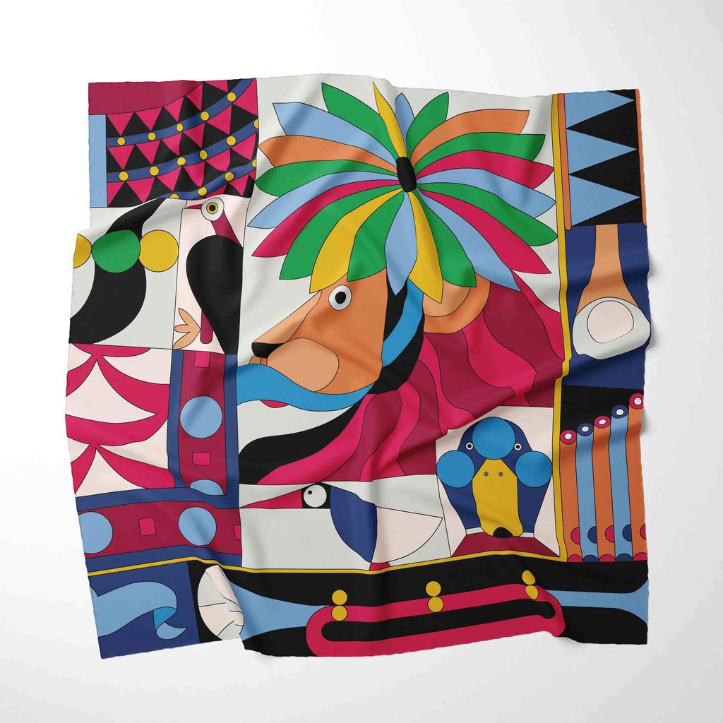 70cm*70cm Design Fashion  Kerchief  Women  Cotton Print Scarf Beach Hijab Scarf Lady  Wraps and Shawls Musulman Headband