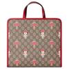 Gucci GG Supreme Bear And Mushroom Print Tote Bag Kids Tote Bags Beige Dark-Brown 605614-FADWJ-9742