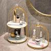 Creative Bathroom Shelf Birdcage Cosmetic Storage Rack Desktop Box Toilet Lipstick Skin Care Display Stand