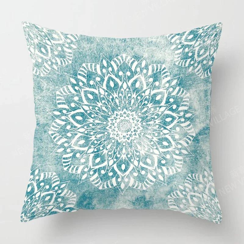 Осенний декор для дома осенняя гостиная наволочка для подушки диван бохо Чехол для подушки мандала 45x45см 45*45 50x50 60x60см 40*40 40x40см