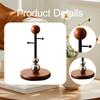 Hanging Organiser Rack Wood Walnut Key Stand Tabletop Holder for Keys