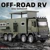 New 1/24 NOMADISMs Arocs Unimog Alloy Motorhome Touring Car Model Diecast Metal Toy Off-road RV Vehicles Model Sound Light Kids Gift