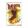 Cold Beer Rhum Vintage Metal Sign Tin Decor Plaque Decor Pub Cafe Brewery Wine Rum Wall Art Posters Metal Signs Decorative Plate
