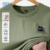 Мужская футболка с длинным рукавом JEANSWEST LIFE с принтом, плотная