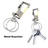 Metal Keychain Bottle Opener with Dual Ring Clip Scratch-Resistant Rust-Proof Can Opener Key Ring Fashion