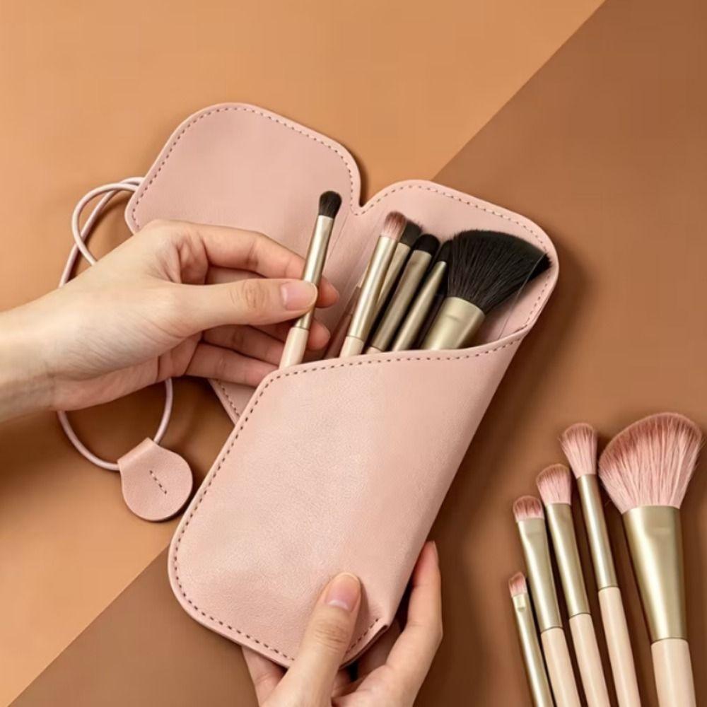 Dustproof Makeup Brush Holder Lightweight Makeup Brush Storage Bag Storage Accessories