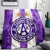 Austria Vienna FC Emblem,pattern Flannel Blanket, High quality Comfortable for All Seasons, Home Decor, Warmth and Comfort, Perfect for Gifts.