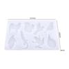 New Creative Shape Handmade Molds DIY Crystal Epoxy Resin Mold Animal Lizard Keychain Mirror Silicone Molds Accessories