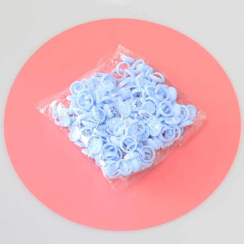 Кольцо-чашка для наращивания ресниц с клеем One-Piece Grafting Eyelash - профессиональный инструмент для наращивания ресниц