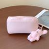 Printed Polka Dot Cosmetic Bag Mint Green Makeup Organizer Earphone Storage Bag  Home Storage