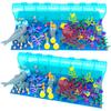 Small Particle Assembly Building Block Big Ocean Underwater World Shark Octopus Aquarium Scene Ornament