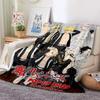 3D Anime Tokyo Revengers Printed Blanket Portable Breathable Warm Bedding Travel Blanket#(1)