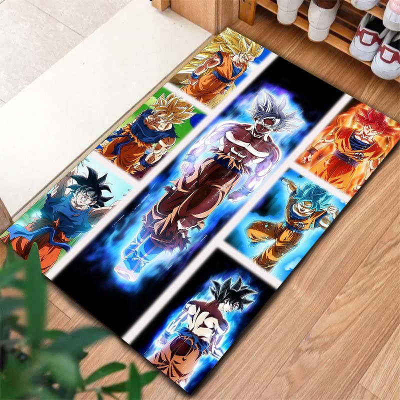 Ковер Dragon Ball Z для гостиной, спальни, дома, украшение дивана, нескользящий коврик для игр детей