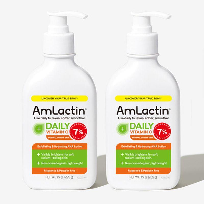 AmLactin [Набор из 2 шт.] Лосьон M-Lactin с молочной кислотой 12%/7% 225 г (3 типа/выберите 1)