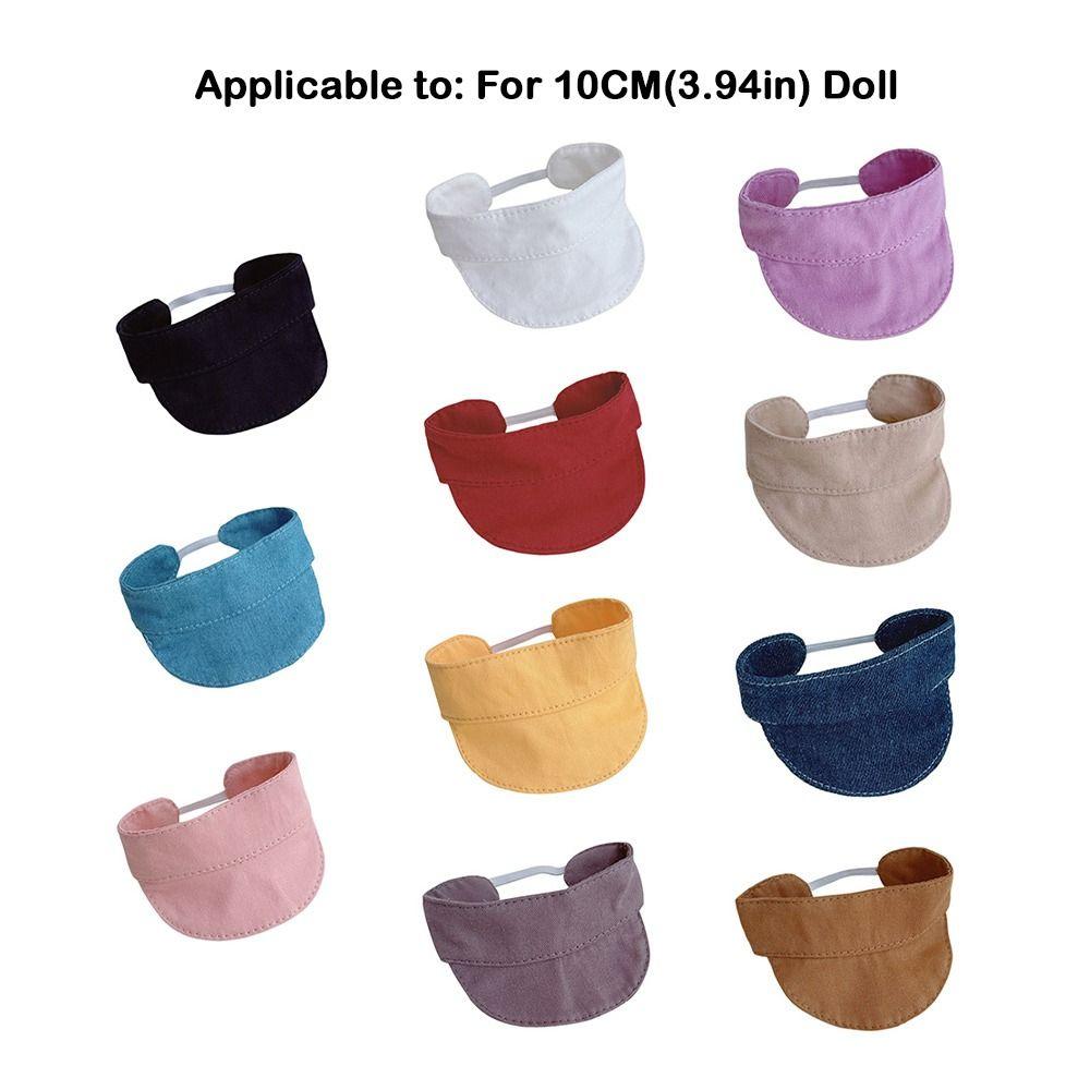 Cotton Material Mini Doll Clothes Party Style Doll Outfit Fashion Peaked Cap  Gift Giving