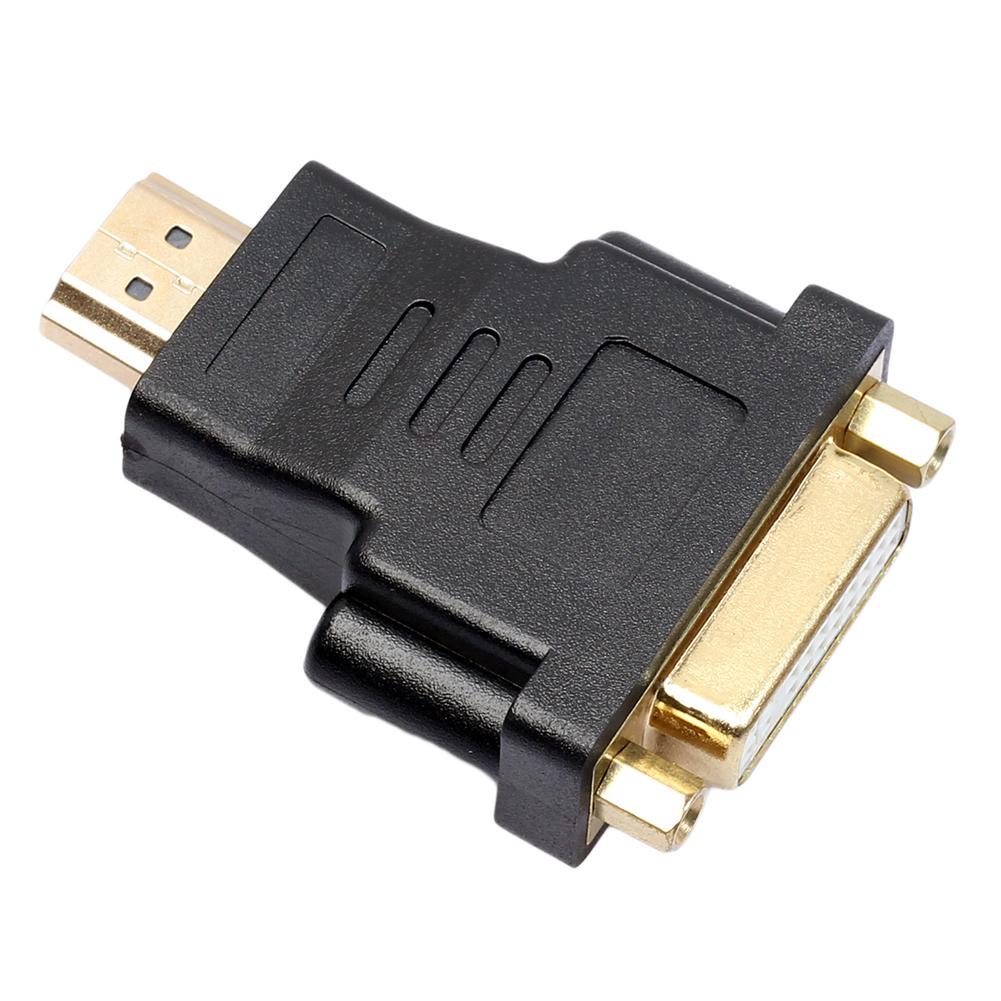 DVI-I Dual Link(24+5контактный) Адаптер-конвертер «мама-папа» совместимый с HDMI HDTV DVD LCD