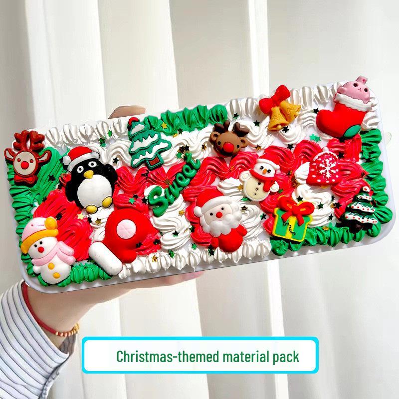 Набор для пенала из кремового клея ручной работы – Креативный и милый набор студенческой канцелярии