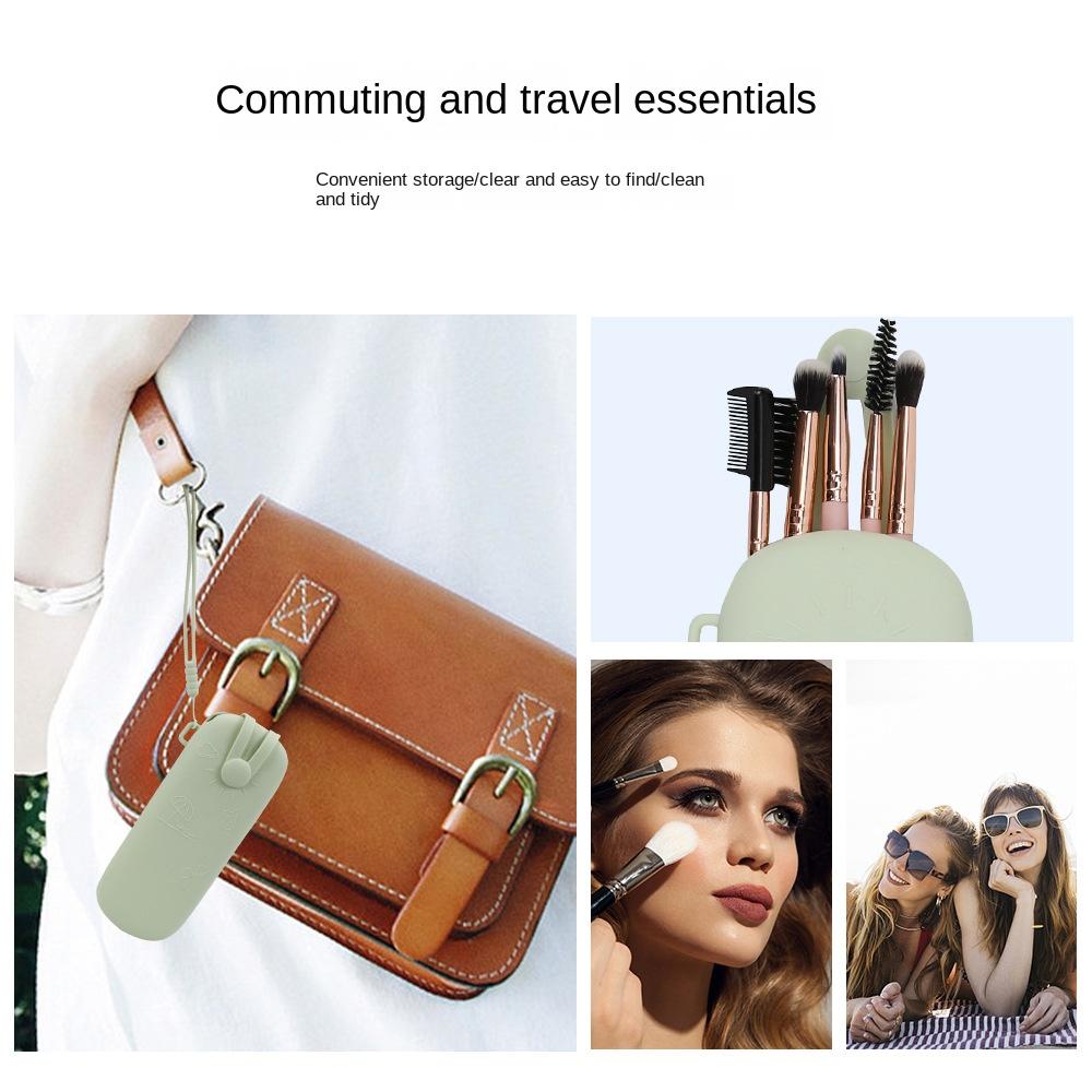 Waterproof Silicone Sunglasses Bag Solid Color Eyeglasses Holder Portable Glasses Case  Outdoor