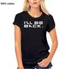 Summer Casual Terminator Genisys I Ll BE BACK Print Pattern O-Neck T-shirts Short Sleeve Tee Shirts Tops