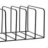 5 Slot Magazine Holder Rack, Square File Holder, Newspaper ,Office Organizer