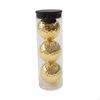 Double Layer Gold Plating Golf Balls Electroplated Present Reward Tournament Golfer