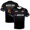 Men's Round Neck Training Tops NASCAR Checkered Flag Sports Uniform 3D Print Breathable Quick-Drying T-Shirt Unisex Casual Tees