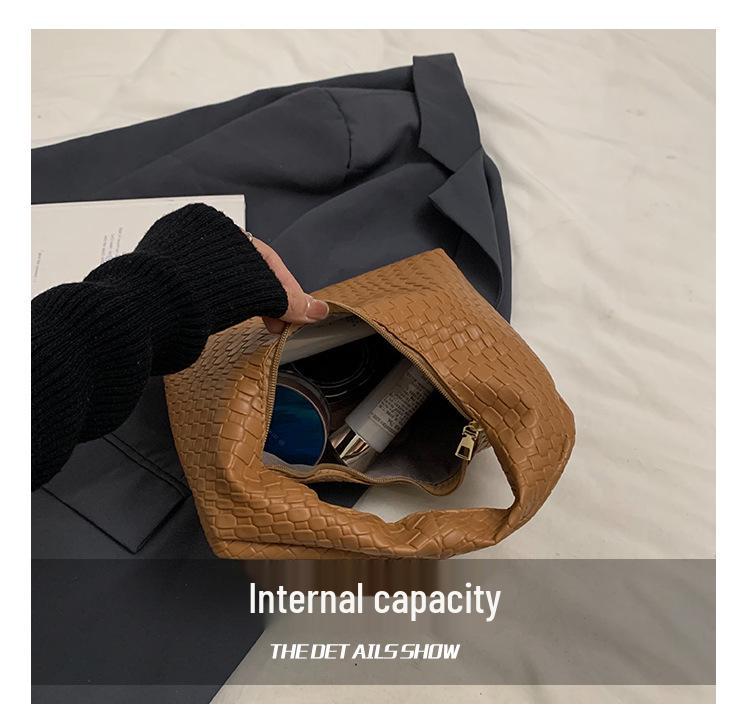 Французская роскошная женская сумка-полумесяц - 2024 Универсальная модная сумка-пельмень на плечо