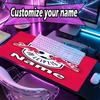 Custom Name Personalized RB Leipzig Pattern Mousepad, Laptop PC Desk Mat, Decorative Desk Mat for Home Keyboard Pad Gift