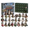 Interactive Holiday Game Shih Tzu Advent Calendar, 24-Day Countdown Toy Set with Mini Dog Family to Christmas Figures, Tree Hanging Decor, Gift
