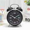 Luminous Twin Bell Loud Alarm Clock Metal Frame Silent Table Clock Student Alarm Clock Living Room