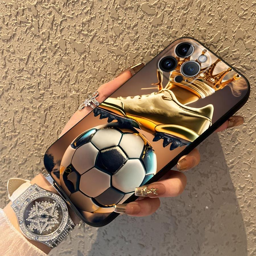 Кроссовки Футбол Funda Чехол для телефона для Apple IPhone 17 Pro Max XR XS MAX 11 12 16 14 Air 15 Pro 7 8 13