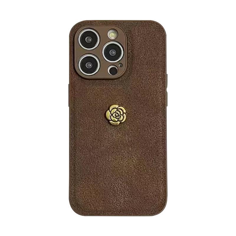 Чехол Camellia Leather с защитой от падений для Apple iPhone 11/12/13Pro/14ProMax