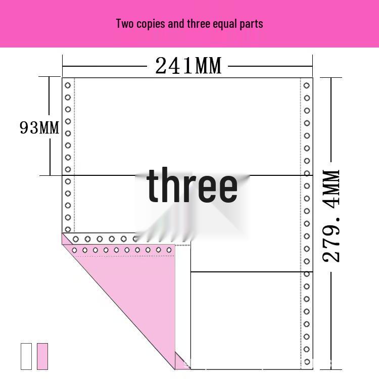 241-Pin Dot Matrix Printer Paper: Triplicate, Two-Part, Four-Part & Five-Part Invoices/Delivery Notes