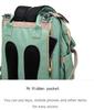 2in1 Travel Portable Large Capacity Mommy Backpack Folding Crib Bag  Organizer