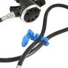 Scuba Diving Hose Holder Clip Double BCD Dive Hose Holder with Snap Hook Buckle for Snorkeling Scuba Diving Accessories