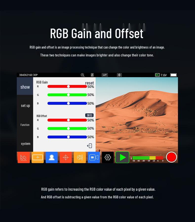 7SHIMBOL Vision Peng Memory Master I 5.5-дюймовый HD-монитор для беззеркальной камеры с интерфейсом SDI