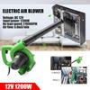 1200W Portable Electric Air Blower Handheld Garden Leaf Collector Car Computer Cleaner Dust Air Blower