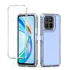 Гибридный противоударный чехол 3 в 1 для Honor X5B Plus 6,56 дюйма Жесткий пластик ТПУ Рамка Прозрачная Акриловая Задняя крышка
