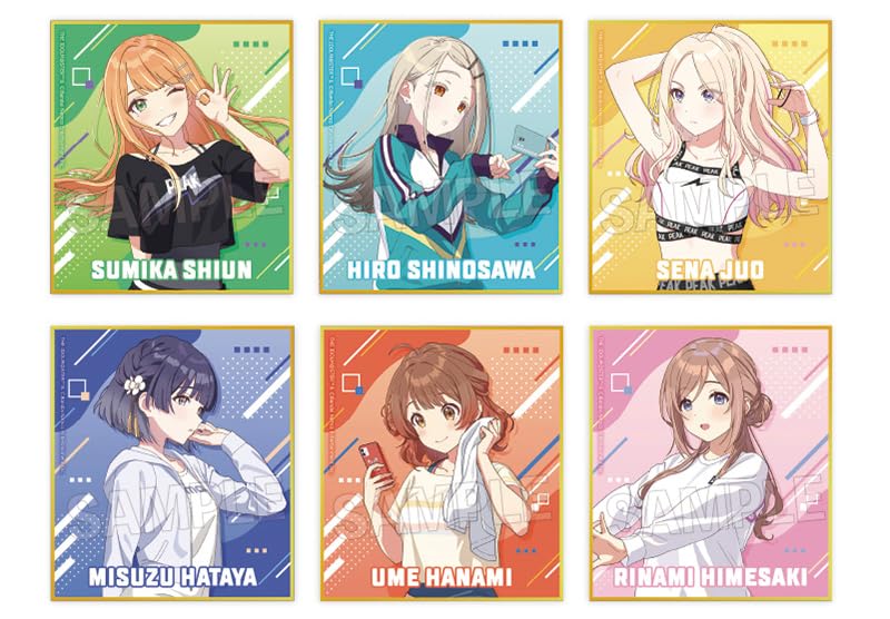 PROOF Trading Мини-бокс Шикиси из 6 штук "Gakuen Idolmaster" Том 2 (6 типов)
