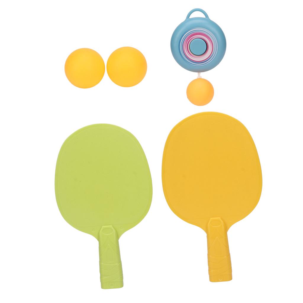 Indoor Hanging Table Tennis Hand Eye Coordination Toy 2 Racket Hanging Pingpong Trainer for Children Adult