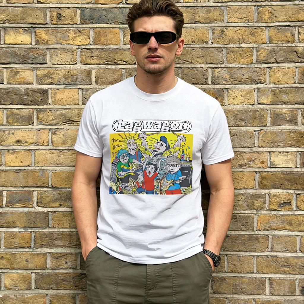 Lagwagon Best Is An American Men T Shirt Novelty Tee Shirt Short Sleeve Crew Neck Tshirt 100 Cotton Clothing