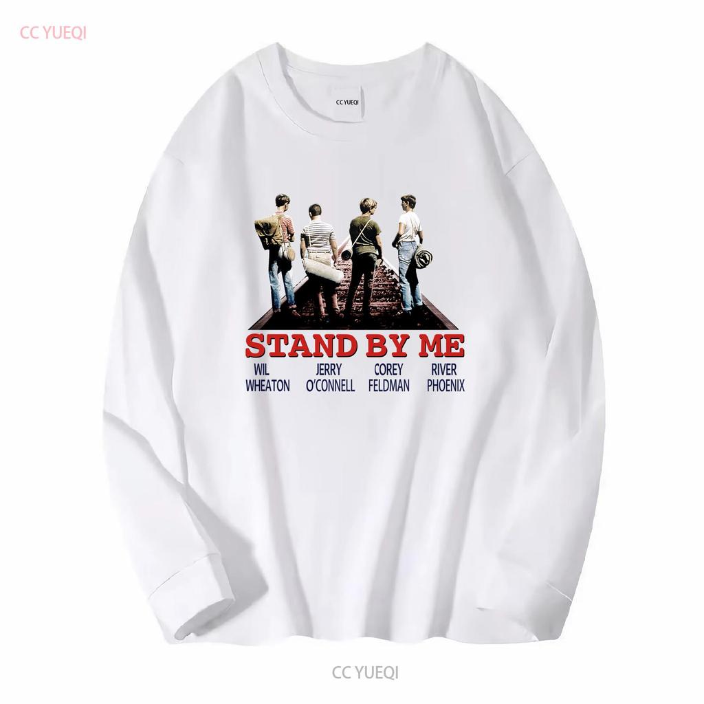 Stand By Me T Shirt B87 Classic Comedy Movie Poster Retro Cool Top Vintage Washed Fashion Designer Clothes Stylish Breathable