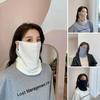 Neck Protection Women's Ear-mounted Masks Hanging Ear Neck Cover Knitted Bib  Autumn Winter